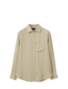 Classic Linen Shirt Green Lexington Clothing