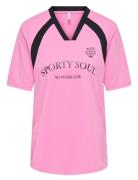 Onlnadine S/S Top Box Jrs Pink ONLY