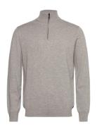 Half Zip Knit Grey French Connection
