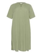 Kcmille Kaftan Dress Green Kaffe Curve