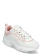 Strada Logo Teens White FILA