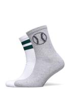 Nkmdale 2P Sock Grey Name It