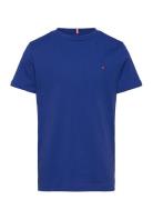 Essential Cotton Reg Fit Tee Ss Blue Tommy Hilfiger