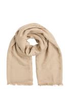 Shiny Jacquard Monogram Square Beige Calvin Klein