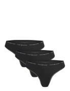 3 Pack Lace Thong Black Tommy Hilfiger