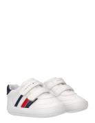 Tommy Hilfiger Crib Shoes With Velcro White Tommy Hilfiger