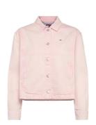 Tjw Essential Cotton Gmd Jacket Pink Tommy Jeans