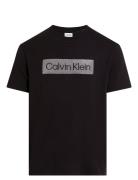 Textured Embroidery T-Shirt Black Calvin Klein