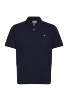 Textured Polo Navy GANT