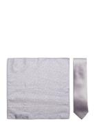 Tie & Pocket Square Grey Amanda Christensen
