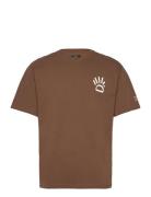 Michael Organic T-Shirt Brown Clean Cut Copenhagen