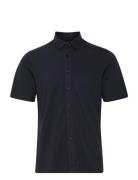 Cffolke Ss Bu Piqué Shirt Navy Casual Friday