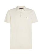 Essential Cotton Knitted Polo Cream Tommy Hilfiger