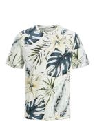 Jjhawaii Aop Tee Ss Crew Neck Blue Jack & J S