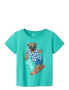 Nmmfrolle Ss Top Box Blue Name It