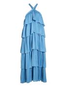 Vifiluka H/N S/L Ankle Dress/Dc/R/Bfs Blue Vila