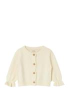 Nbffauci Fia Ls Short Knit Card Lil Cream Lil'Atelier