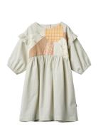 Dress 3/4 Sleeve Gro Green Wheat