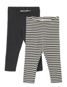 2 Leggings Jules Navy Wheat