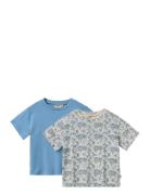 2 T-Shirt S/S Ella Patterned Wheat