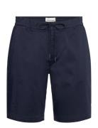 Bs Akio Regular Fit Shorts Navy Bruun & Stengade