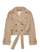 Cropped Trench Jacket Beige GANT