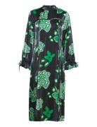 Objflora L/S Long Dress 125 Black Object