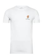 Printed Tee S/S White Lindbergh