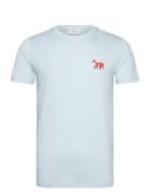 Printed Tee S/S Blue Lindbergh