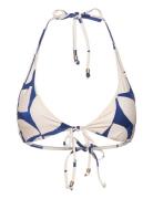 Sunray Long Line Halter Bra Blue Seafolly