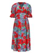 Yasfarron 2/4 Midi Dress S. - Show Red YAS