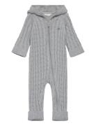 Shield Cotton Cable Piece Grey GANT
