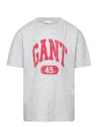 Gant 49 Arch Relaxed T-Shirt Grey GANT