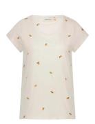 Phil Round V T-Shirt White Fabienne Chapot