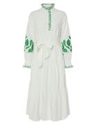 Yasbrimu Ls Long Dress White YAS