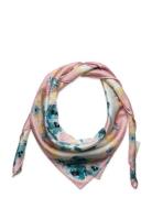 Silk Twill Scarf 80X80 Pink Malina