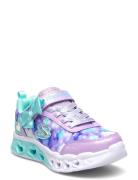 Girls Flutter Heart Lights Blurred Love Patterned Skechers