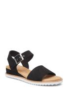 Womens Bobs Desert Kiss Sandal Black Skechers
