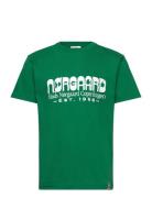 Printed Tee Thorlino Tee Green Mads Nørgaard