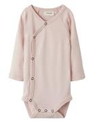 Nbngayo Ls Slim Wrap Body Lil Pink Lil'Atelier