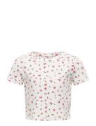 Kogbella Life Short Aop S/S Top Jrs Noos White Kids Only