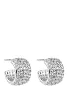 Bond Crystal Hoop Small Silver By Jolima