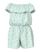 Nkfvinaya Ss Playsuit Fffff Noos Green Name It