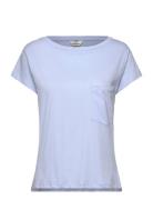 Organic Jersey Torva Tee Blue Mads Nørgaard
