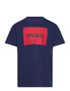 Short Sleeves Tee-Shirt Navy Hugo Kids