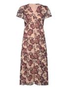 Elyse S/S Tea Dress Pink French Connection