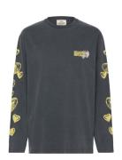 Cotton Jersey Jerry Tee Ls Black Mads Nørgaard