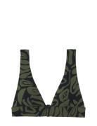 Pipa - Wireless Triangle Bra Swimsuit Khaki Etam