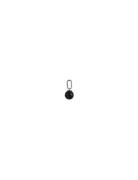St Drop Charm Black Design Letters
