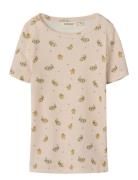 Nmflavo Kis Ss Slim Top Lil Pink Lil'Atelier